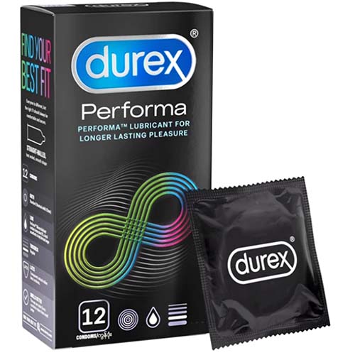 Bao cao su Durex Performa chống xuất tinh sớm