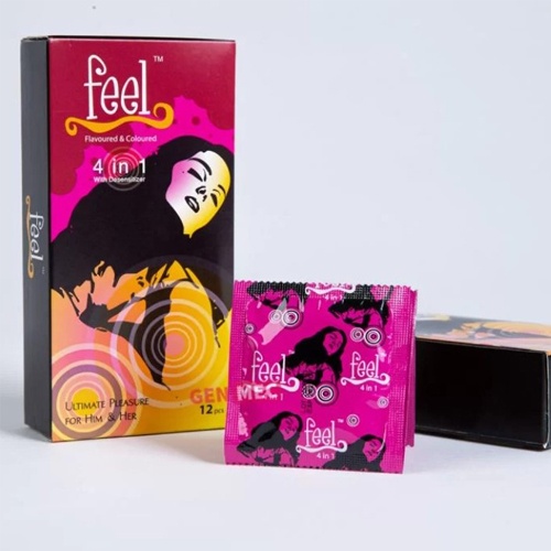 Bao cao su Feel 4 in 1 chống xuất tinh sớm