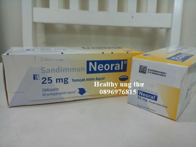 Thuốc Neoral 25mg được bán tại Tp, HCM, Hà Nội và trên toàn quốc