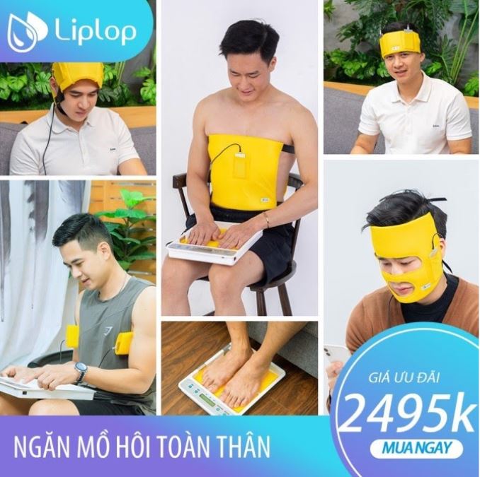 Máy trị mồ hôi toàn thân Liplop MS03