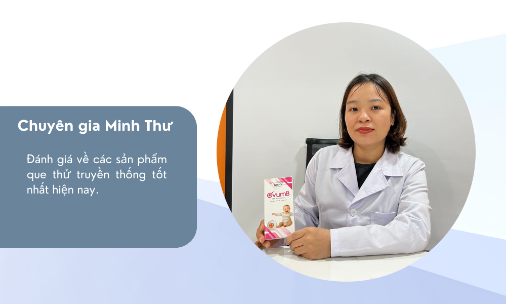 OvumB - sản phẩm vượt trội trong dòng que thử rụng trứng truyền thống